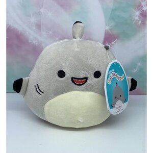 Squishmallow Kelly Toys 5” Gordon Gray Black Small Mouth Version NWT New Plush